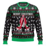 Hooktab Merry Xmas Peaky Blinders Ugly Christmas Sweater