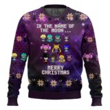 Hooktab Merry Xmas Sailor Moon Ugly Christmas Sweater