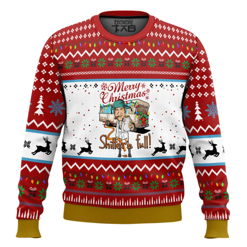 Hooktab Merry Xmas Shitters National Xmas Lampoon’s Vacation Ugly Christmas Sweater