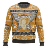 Hooktab Merry Xmas Smashing Pumpkins Ugly Christmas Sweater