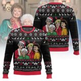 Hooktab Merry Xmas The Golden Girls Ugly Christmas Sweater