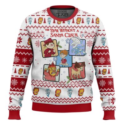 Hooktab Merry Xmas The Year Without A Santa Claus Ugly Christmas Sweater