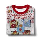 Hooktab Merry Xmas The Year Without A Santa Claus Ugly Christmas Sweater
