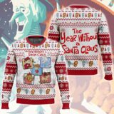 Hooktab Merry Xmas The Year Without A Santa Claus Ugly Christmas Sweater