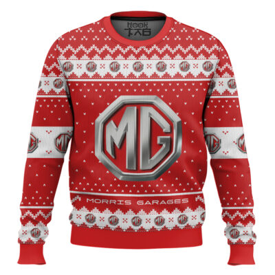 Hooktab Mg Motor Ugly Christmas Sweater