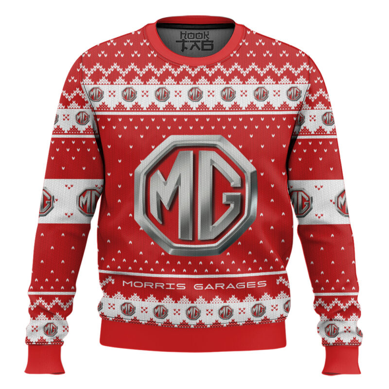 Hooktab Mg Motor Ugly Christmas Sweater Hooktab Mg Motor Ugly Christmas Sweater