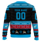 Hooktab Miami Marlins - Custom Name And Number Ugly Sweater