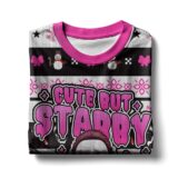 Hooktab Michael Myers Cute But Stabby Ugly Christmas Sweater