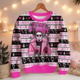 Hooktab Michael Myers Cute But Stabby Ugly Christmas Sweater