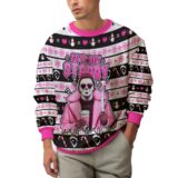 Hooktab Michael Myers Cute But Stabby Ugly Christmas Sweater