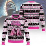 Hooktab Michael Myers Cute But Stabby Ugly Christmas Sweater