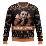 Hooktab Michael Myers Halloween Ugly Christmas Sweater