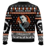 Hooktab Michael Myers Happy Halloween Ugly Christmas Sweater