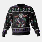 Hooktab Michael Myers Have A Creepy Xmas Ugly Christmas Sweater