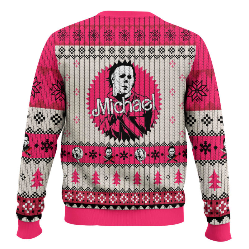 Hooktab Michael Myers His Hair Looks Sexy Pushed Back Ugly Christmas Sweater Hooktab Michael Myers His Hair Looks Sexy Pushed Back Ugly Christmas Sweater