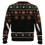 Hooktab Michael Myers Pumpkin Slasher Ugly Christmas Sweater