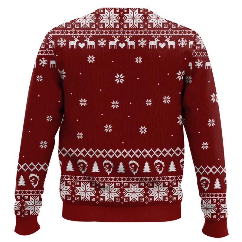 Hooktab Michael Myers Sleigh All Day Ugly Christmas Sweater Hooktab Michael Myers Sleigh All Day Ugly Christmas Sweater