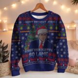Hooktab Michael Scott Happy Birthday Jesus The Office Ugly Christmas Sweater