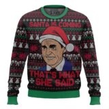 Hooktab Michael Scott Santa Is Coming The Office Ugly Christmas Sweater