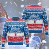 Hooktab Michelob Ultra American Beer Ugly Christmas Sweater