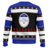 Hooktab Michelob Ultra Beer It's Not A Dad Bod It's A Father Figure Ugly Christmas Sweater