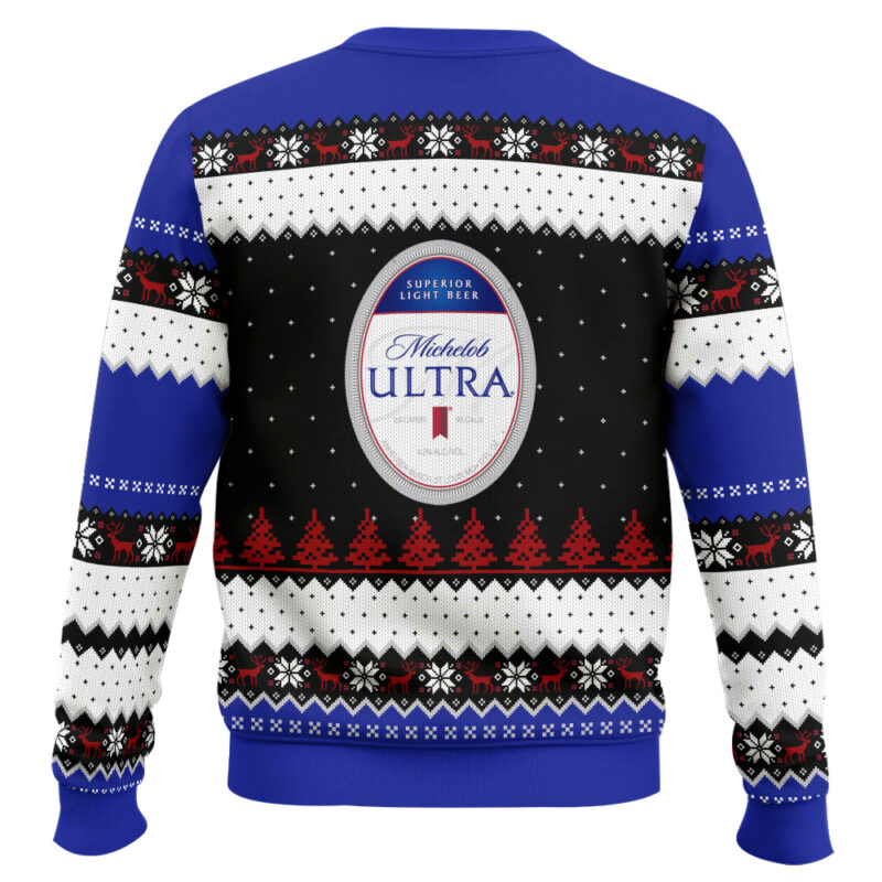 Hooktab Michelob Ultra Beer It's Not A Dad Bod It's A Father Figure Ugly Christmas Sweater Hooktab Michelob Ultra Beer It's Not A Dad Bod It's A Father Figure Ugly Christmas Sweater