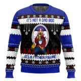 Hooktab Michelob Ultra Beer It's Not A Dad Bod It's A Father Figure Ugly Christmas Sweater