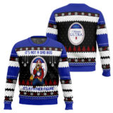 Hooktab Michelob Ultra Beer It's Not A Dad Bod It's A Father Figure Ugly Christmas Sweater
