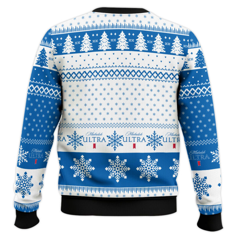 Hooktab Michelob Ultra Groot Ugly Christmas Sweater Hooktab Michelob Ultra Groot Ugly Christmas Sweater