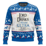Hooktab Michelob Ultra Lord Of The Rings Ugly Christmas Sweater