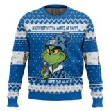 Hooktab Michelob Ultra Makes Me Happy Ugly Christmas Sweater