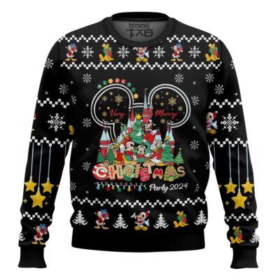 Hooktab Mickey And Friends Ugly Christmas Sweater