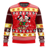 Hooktab Mickey And Minnie Ugly Christmas Sweater