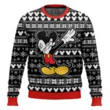 Hooktab Mickey Dabbing Ugly Christmas Sweater
