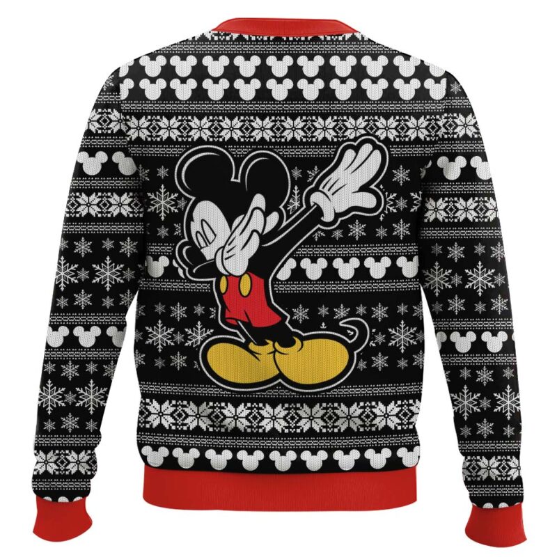 Hooktab Mickey Dabbing Ugly Christmas Sweater Hooktab Mickey Dabbing Ugly Christmas Sweater