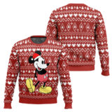 Hooktab Mickey Mouse Ugly Christmas Sweater