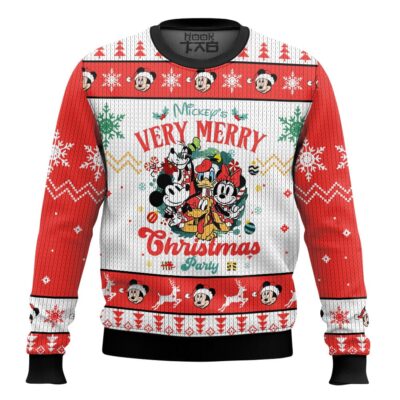 Hooktab Mickey's Very Merry Christmas Party Ugly Christmas Sweater