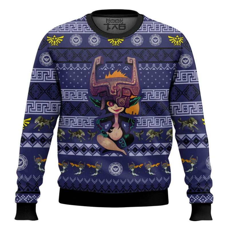 Hooktab Midna The Legend Of Zelda Ugly Christmas Sweater Hooktab Midna The Legend Of Zelda Ugly Christmas Sweater