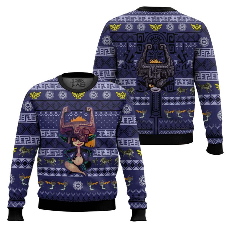 Hooktab Midna The Legend Of Zelda Ugly Christmas Sweater Hooktab Midna The Legend Of Zelda Ugly Christmas Sweater