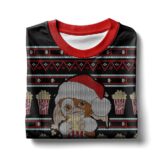 Hooktab Midnight Snack Anyone Gizmo Gremlins Ugly Christmas Sweater