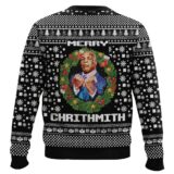 Hooktab Mike Tyson Merry Chrithmith Ugly Christmas Sweater