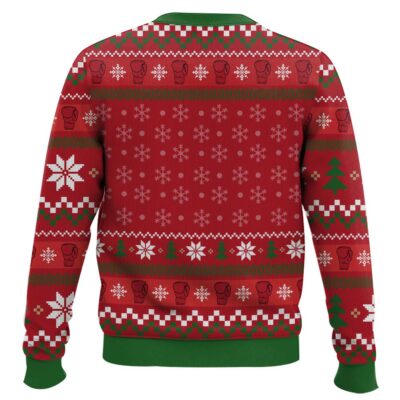 Hooktab Mike Tyson Merry Chrithmith Ugly Christmas Sweater