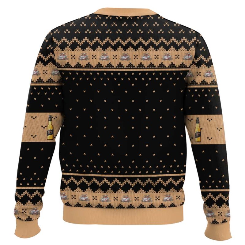 Hooktab Miller Genuine Draft Brews Ugly Christmas Sweater Hooktab Miller Genuine Draft Brews Ugly Christmas Sweater