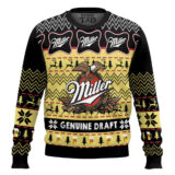 Hooktab Miller Genuine Draft Ugly Christmas Sweater