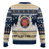 Hooktab Miller Lite American Lager Beer Ugly Christmas Sweater