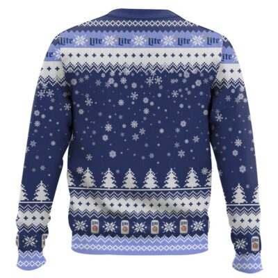Hooktab Miller Lite Christmas Spirit Ugly Christmas Sweater