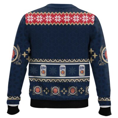 Hooktab Miller Lite Dead Inside Ugly Christmas Sweater