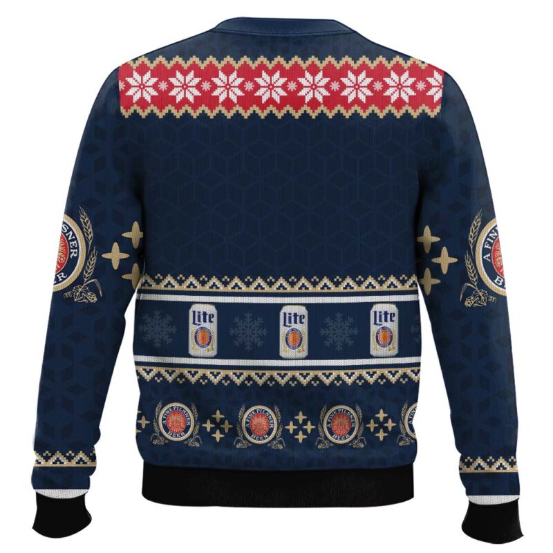 Hooktab Miller Lite Dead Inside Ugly Christmas Sweater Hooktab Miller Lite Dead Inside Ugly Christmas Sweater