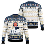 Hooktab Miller Lite Drunk Ugly Christmas Sweater
