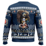 Hooktab Miller Lite Eagle - Custom name Ugly Christmas Sweater